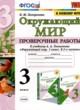 ГДЗ по Окружающему миру за 3 класс Погорелова Н.Ю. проверочные работы  