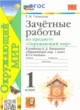 ГДЗ по Окружающему миру за 1 класс Тихомирова Е.М. Зачётные работы  